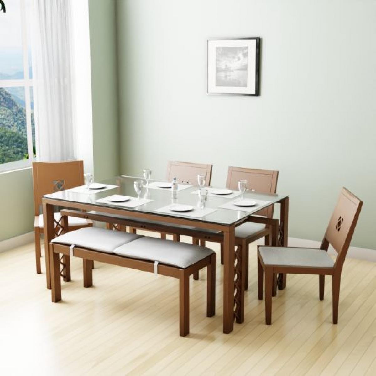 6 Seater Dining Table Set Price in Bangladesh - Hatil